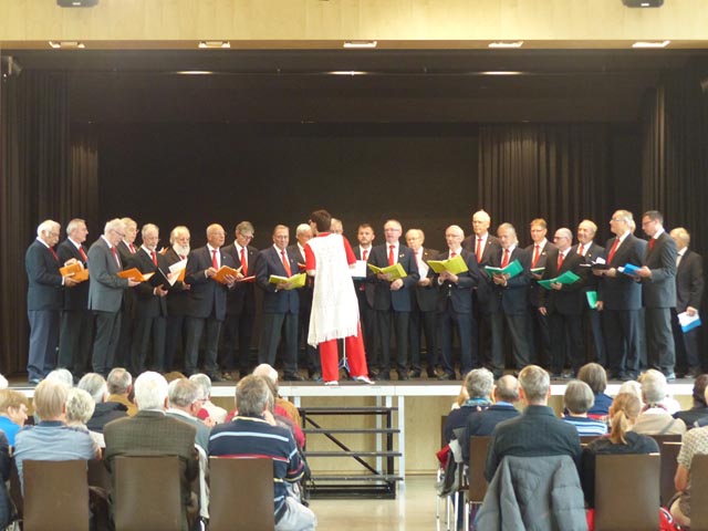 Die Sänger des Männerchors Rheinfelden freuen sich darauf, wieder singen zu dürfen. Foto: zVg