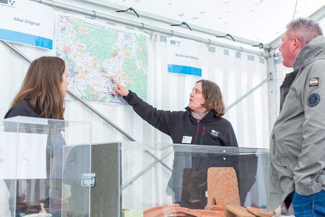 Die Kantonsarchäologie präsentiert Originalfunde aus 6000 Jahren Kaister Geschichte. Foto: © Kanton Aargau