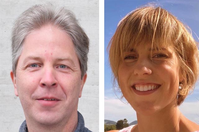 Die neu gewählten Gemeinderatsmitglieder: Fabian Hossli (links) und Jeannine Menet. Fotos: zVg