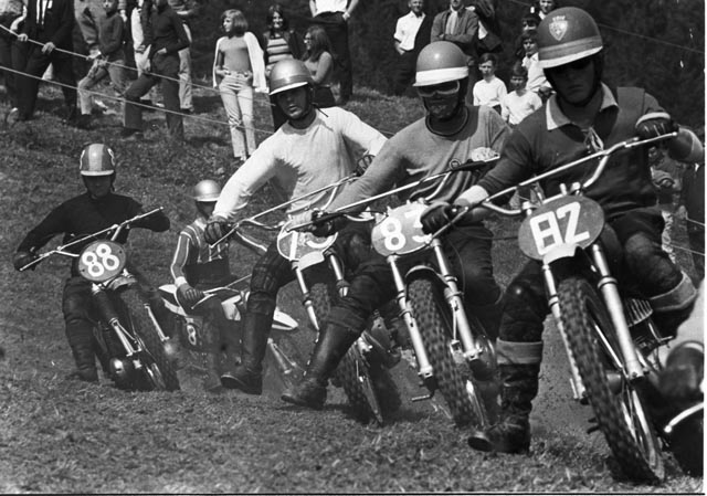 Schon früher war Action auf der Motocrossstrecke in Schupfart. Foto: zVg