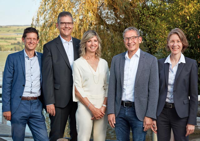 Der Stiftungsrat mit Präsident Urs Hofmann (2. v. rechts). Foto: zVg