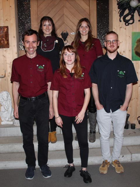 Der neue Vorstand mit Philipp Treier, Stefanie De Lima, Ramona Müller, Annika Wagner und Reto Schmid. Foto: zVg