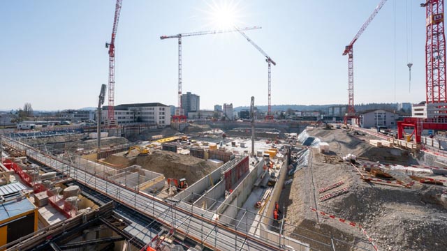  Bis im Jahr 2025 entsteht auf dem heutigen Areal in Aarau ein moderner, innovativer und effizienter Neubau. Foto: zVg