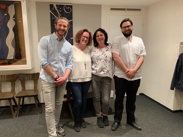 Neuer Vorstand: Manuel Lustenberger, Mirjam Hekele, Rosmarie Weber und Marco Swiatek (v.l.). Foto: zVg