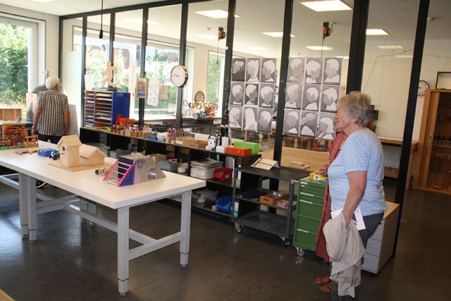 Am Tag der offenen Tür bestand die Gelegenheit, sich ein Bild von den Räumen der HPS zu machen. Foto: Peter Schütz