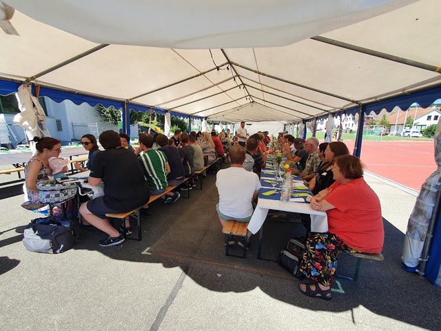 Begrüssung der Neuzuzüger in Wittnau. Foto: zVg