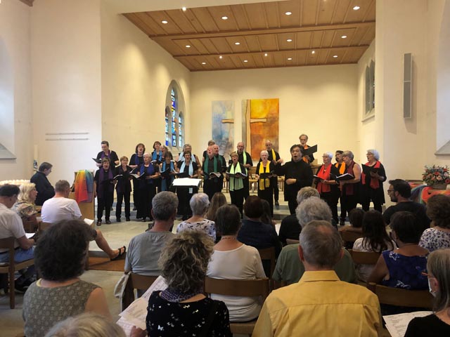 Eröffnet werden die «Abendmusiken» um 16.30 Uhr vom Gospelchor Rheinfelden unter der Leitung von Akira Tachikawa. Foto: zVg