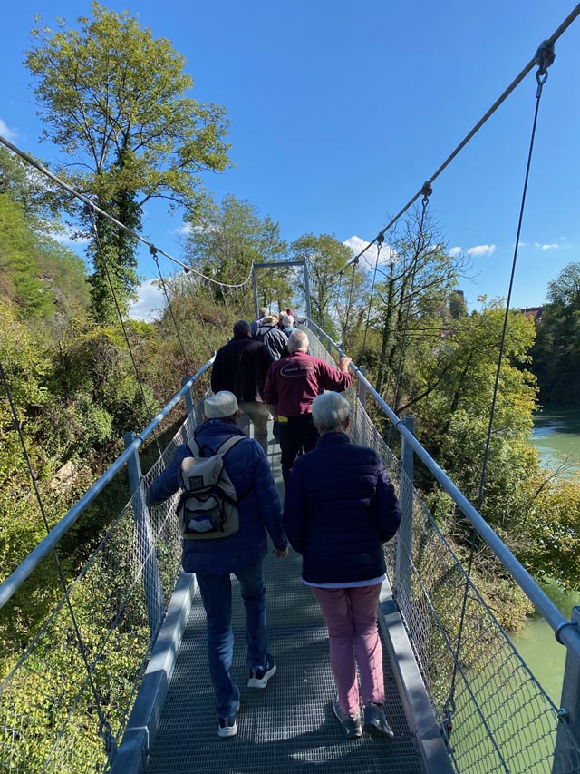 Unter anderem stand die Laufenburger Acht auf dem Programm der Sissler-Seniorenwoche. Foto: zVg
