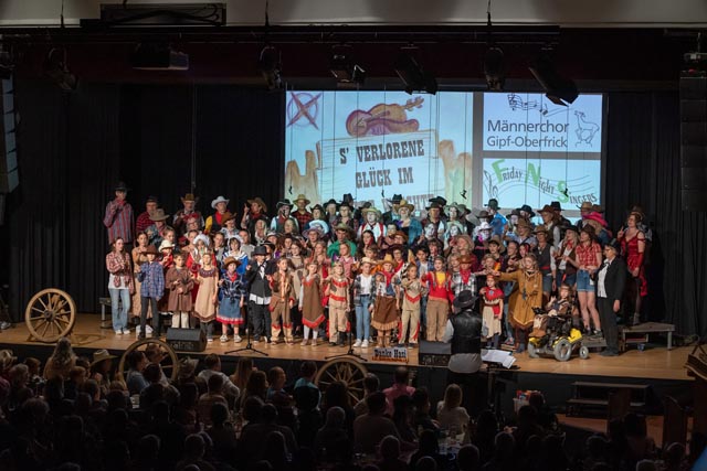 Drei Stunden Wilder Westen gab es in Gipf Oberfrick zu bestaunen. Foto: Fotostudio Voll-im-Bild Frick