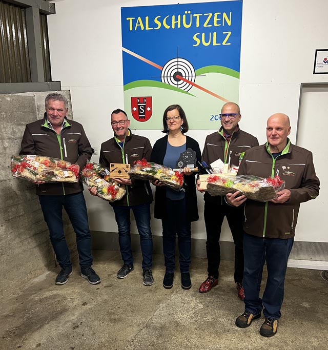 Peter Schraner, Toni Weiss, Astrid Müller, Alexander Buttazzo und René Weber (v.l.) Foto: Peter Weiss