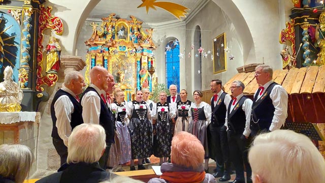 Sunnebärgchörli in der christkatholischen Kirche in Möhlin. Foto: Hansueli Wüthrich