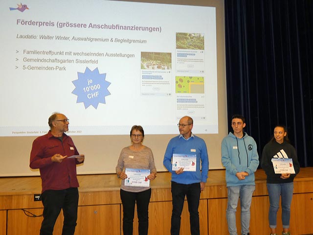 Die Gewinner eines grossen Förderpreises.  Foto: Jörg Wägli