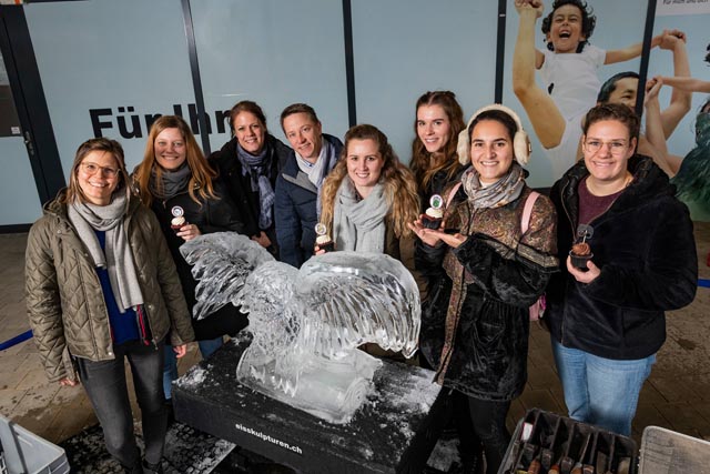 Erinnerungsfotos mit «Hedwig» waren sehr begehrt. Foto: zVg