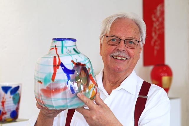 Glaskünstler Wilfried Markus aus Rheifnelden DE. Foto: © zVg / Marc Bornschein