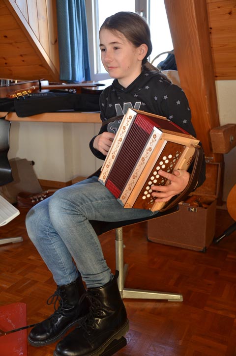 Musizierstunde in Gansingen. Foto: zVg