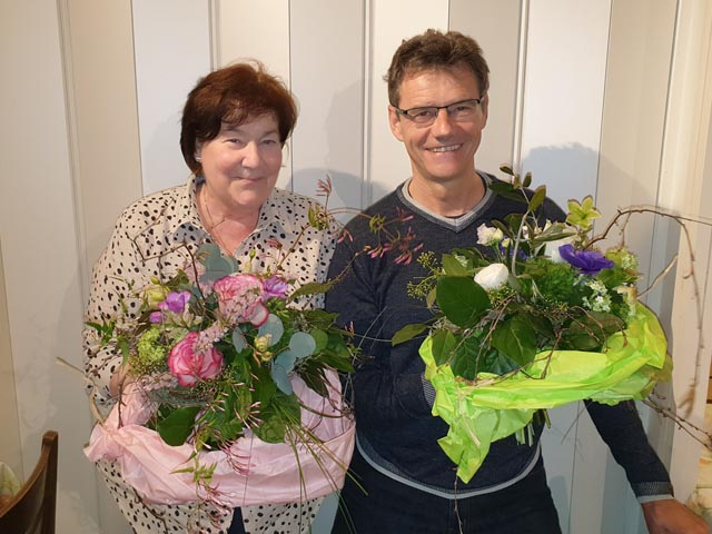 Gabi Steiner und Ruedi Habegger. Foto: aru