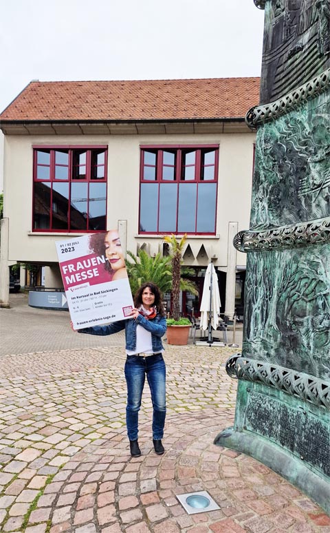 Anja Inderwildi freut sich auf ihre MessebesucherInnen. Foto: zVg