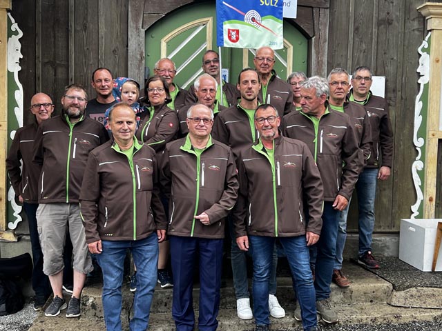 Die Talschützen am Aargauer Kantonalschützenfest. Foto: zVg