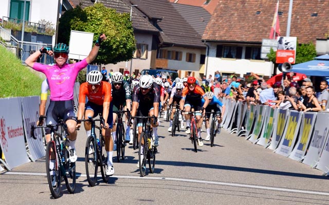 Die zweite Etappe in Möhlin gewann der tschechische Meister Krystof Kral. Foto: Markus Schenk