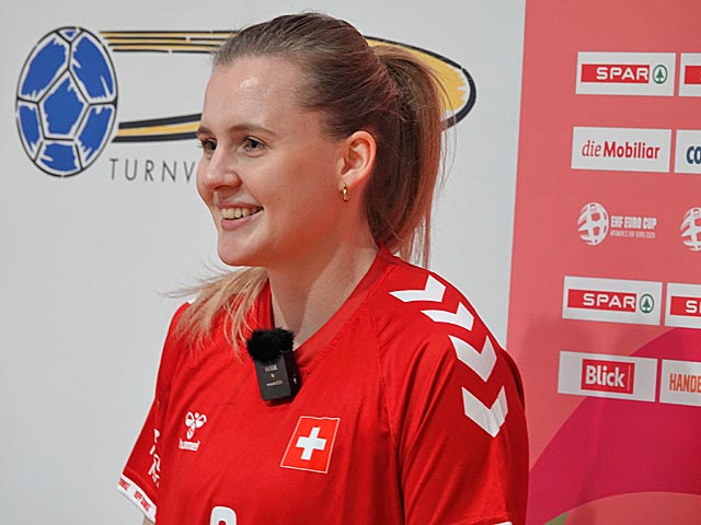 Handball-Nationalspielerin Chantal Wick im Interview. Foto: Peter Schütz