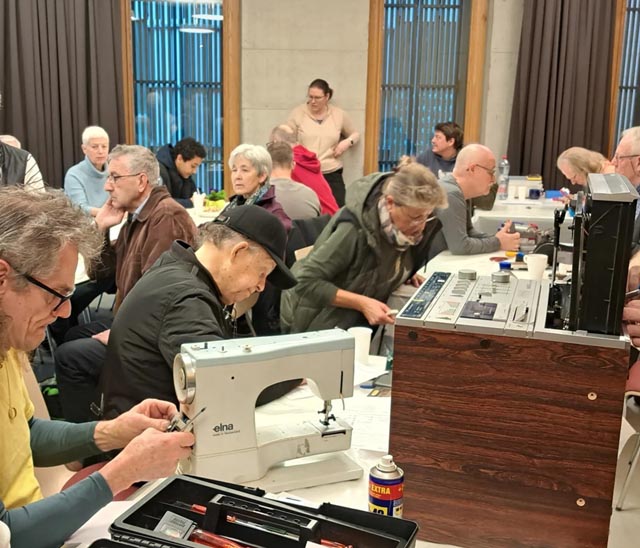 Am Samstag, 13. Januar, wird im Roten Haus erneut repariert. Foto: zVg