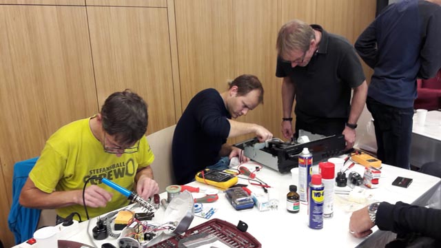 Am Samstag wird wieder repariert. Foto: zVg