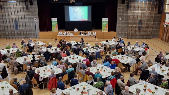 Gutbesuchte Mitgliederversammlung des Vereins «Senioren für Senioren Möhlin». Foto: zVg