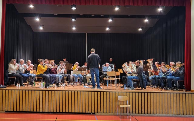 Am Probensonntag wurde fleissig gearbeitet. Foto: zVg