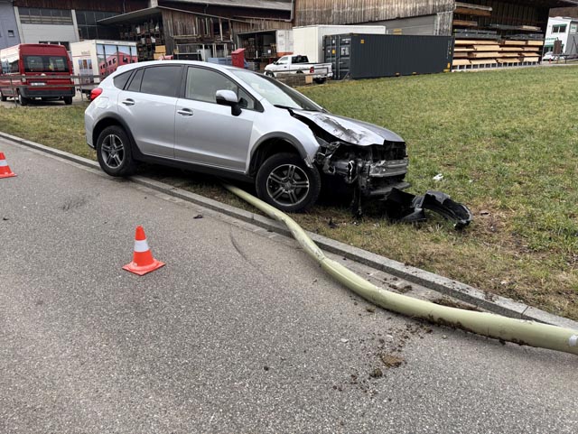 Ziefen BL: Personenwagenlenkerin verursacht Selbstunfall 