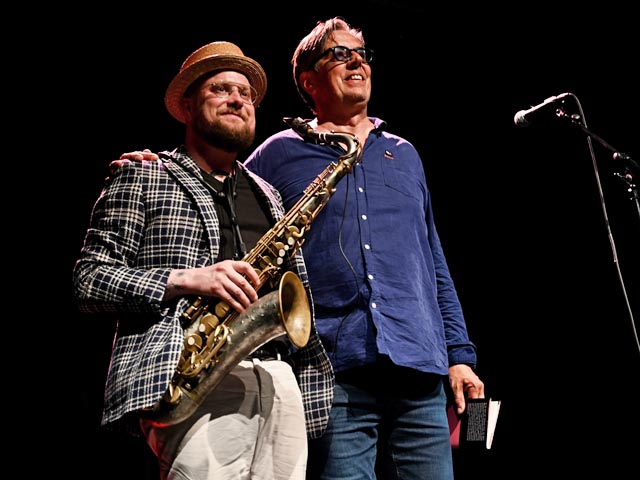 Pedro Lenz und Simon Spiess. Foto: Beni Blaser