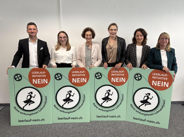 Gruppenbild (v. l.): Beat Bechtold, Annetta Schuppisser, Sabina Freiermuth, Nicole Burger, Daniella Lützelschwab und Karin Koch Wick. Foto: zVg