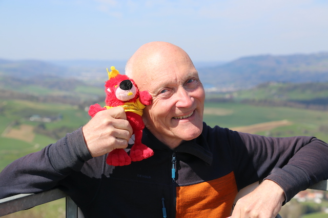 Maskottchen Laurhy war oft dabei