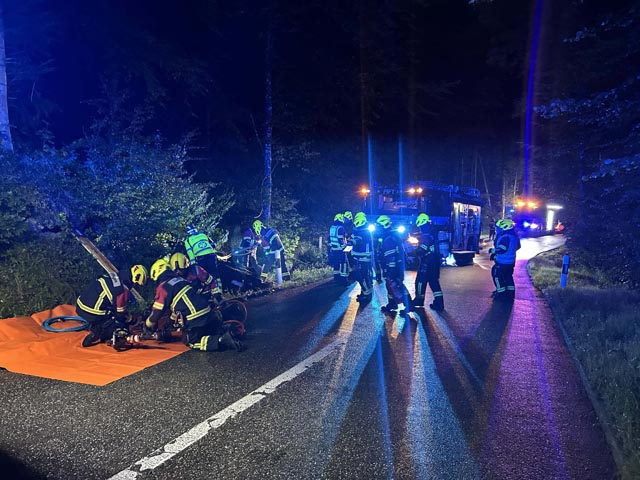 Zofingen: Nach Selbstunfall auf dem Dach gelandet