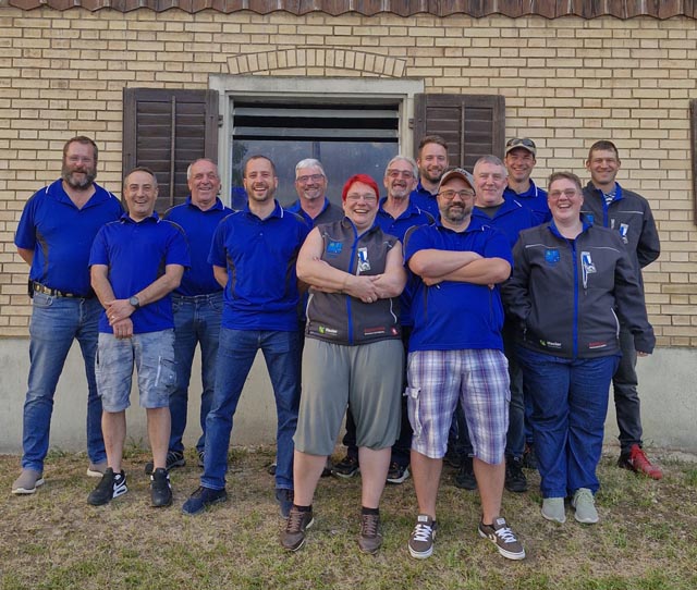 Die Aktiven der Schützengesellschaft Zuzgen am 27. Zürcher Kantonalschützenfest. Foto: zVg