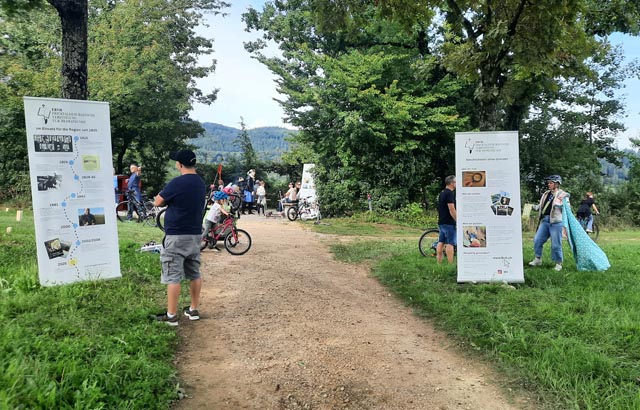 Familientreffpunkt und 5-Gemeinden-Park. Foto: Peter Schütz