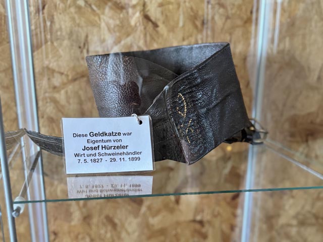 Die Geldkatze von Josef Hürzeler, 1827 geboren, dem zweiten «Rössli»-Wirt. Foto: Lilia Staiger