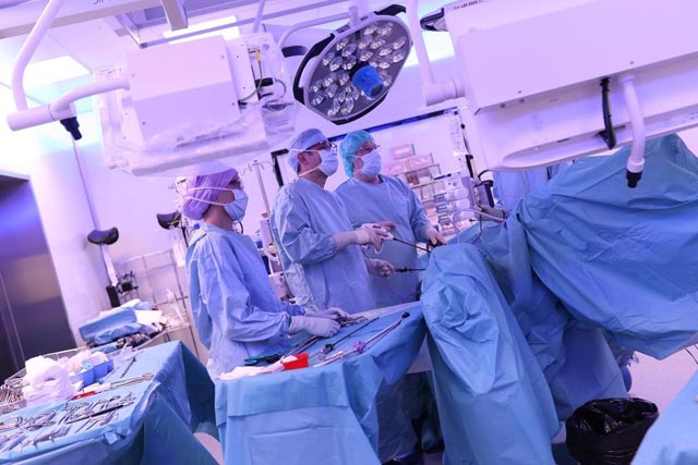 Blick in einen der neuen OP-Säle des KSB