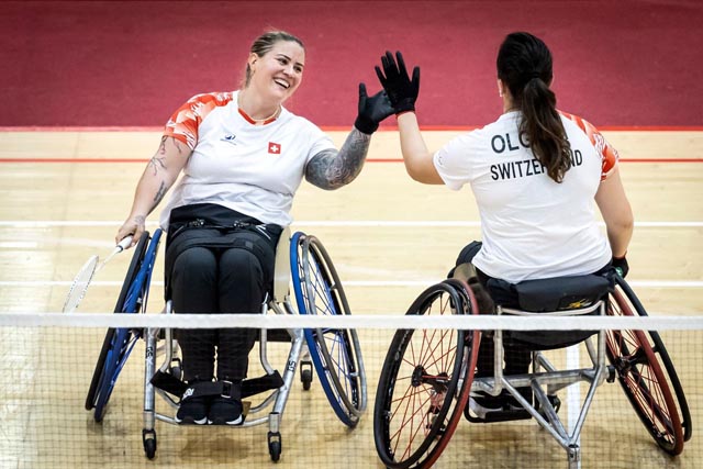 Das erfolgreiche Doppel Ilaria Olgiati und Cynthia Mathez