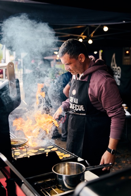 Action am Grill. Foto: zVg