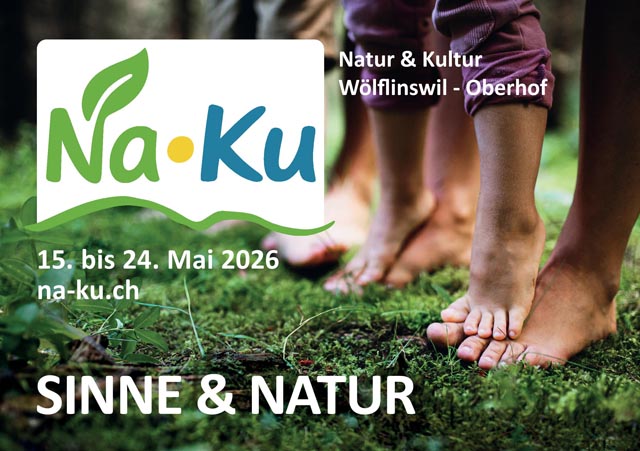 Neuer Auftritt, neues Logo, neues Programm: Die Na-Ku 2026 lädt vom 15. bis 24. Mai zum Erleben mit allen Sinnen ein. Foto: zVg 