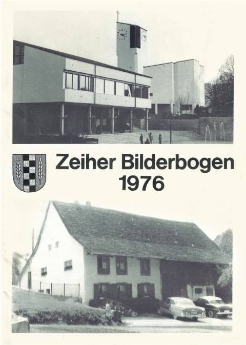 Die erste Ausgabe der Dorfchronik: Damals hiess sie noch «Zeiher Bilderbogen». Foto: zVg