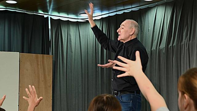 Der Workshop mit Carlos Martinz. Foto: Rosmarie Hürner