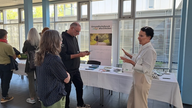 Stand des Gesundheitsforums. Foto: zVg