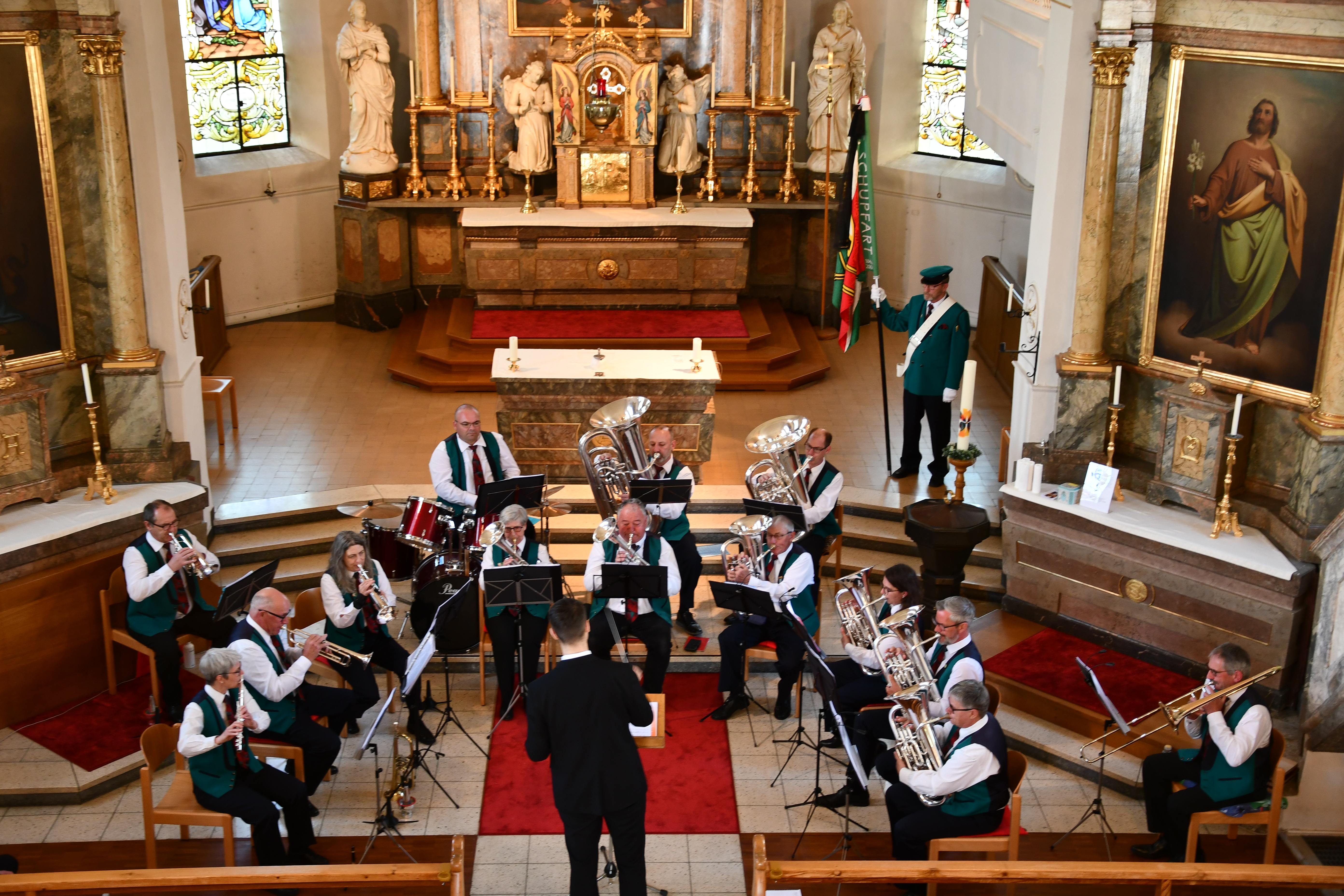 Die Musikgesellschaft Schupfart lud zum Konzert in die Kirche ein. Foto: zVg