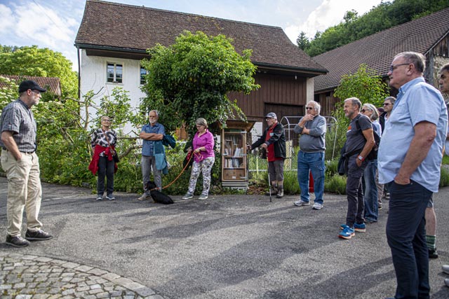Spaziergang durch Densbüren mit Historiker Linus Hüsser. Foto: zVg