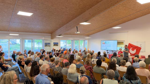 Das Interesse an der Informationsveranstaltung der Gewerkschaft war gross. Foto: vpod 